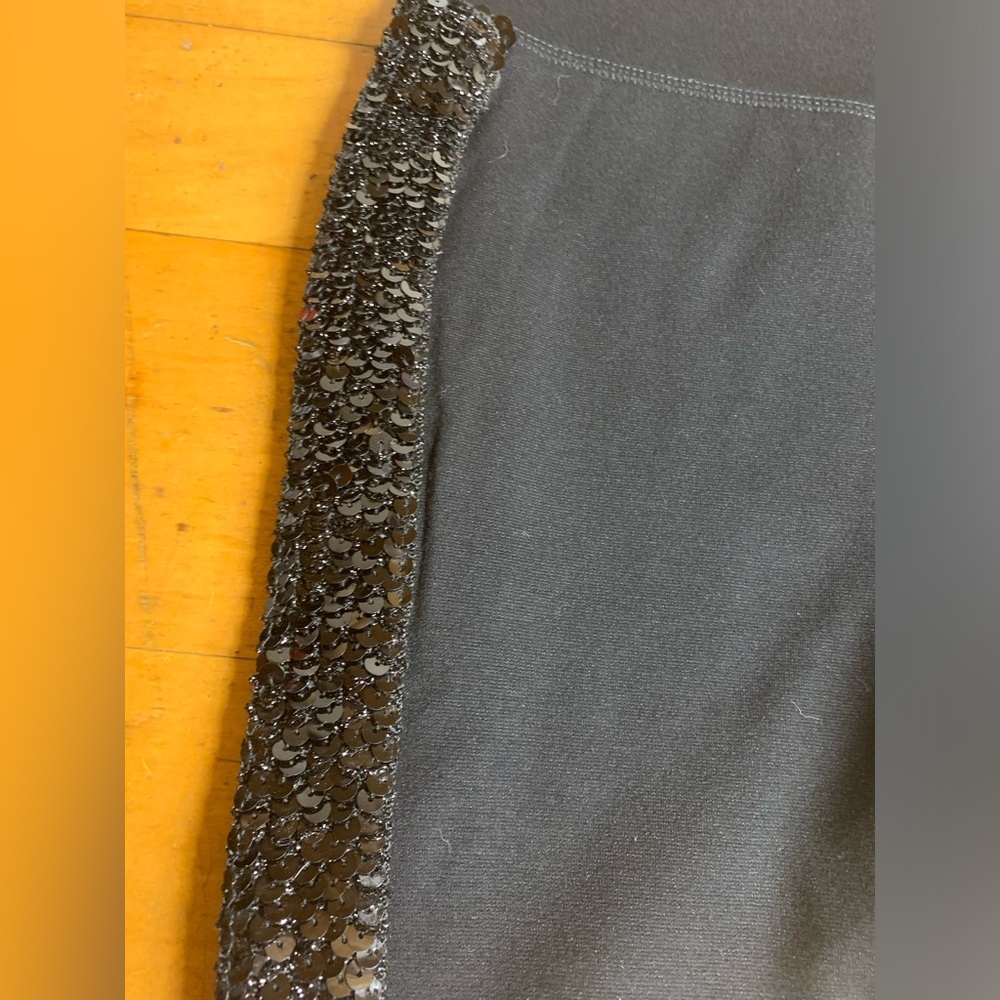 INC tuxedo sequined leggings Black size 2 - Picture 2 of 10